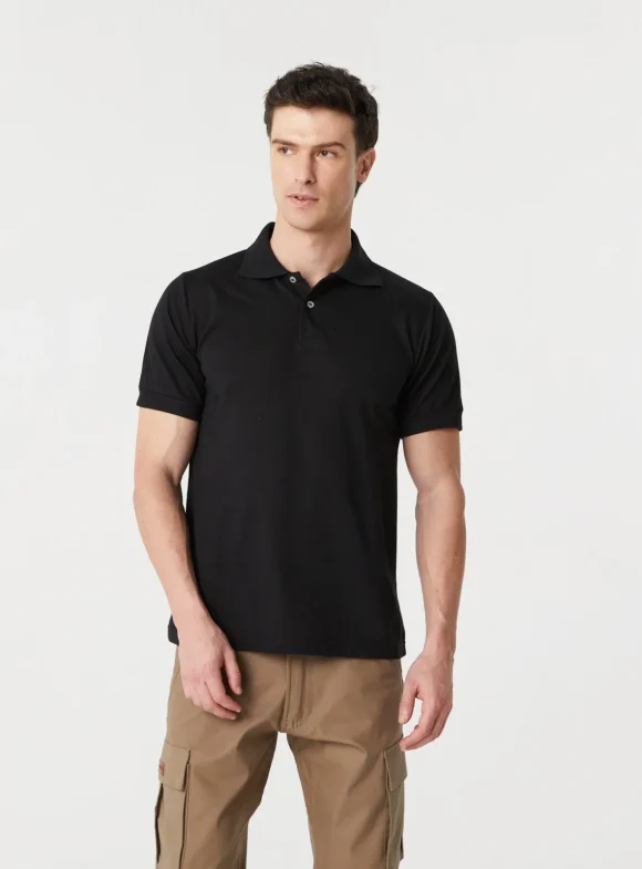 Remera Pique Con Cuello