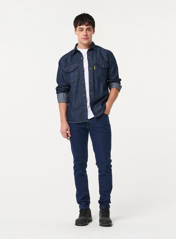 Camisa De Trabajo Denim