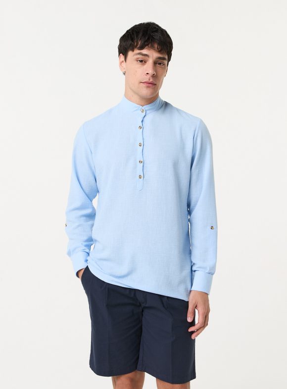 Camisa Cuello Mao