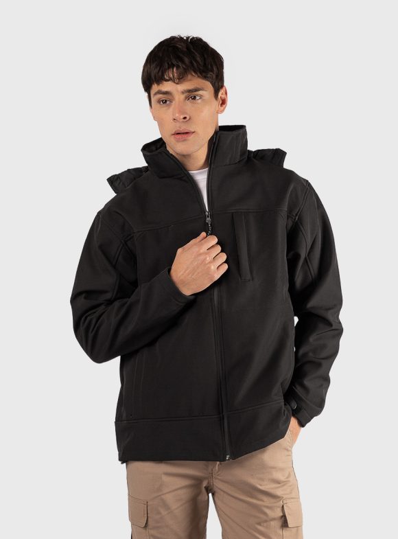 Campera Softshell con Capucha
